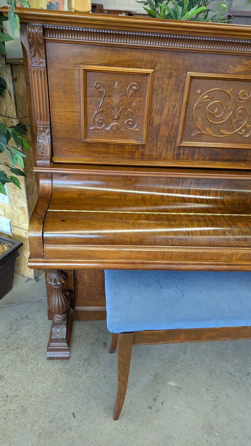 62.5"W Antique Piano