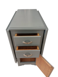 Pigeon Post Blue Drop-Leaf Buffet Table