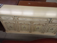 71.5"W Antique 5-Drawer Dresser