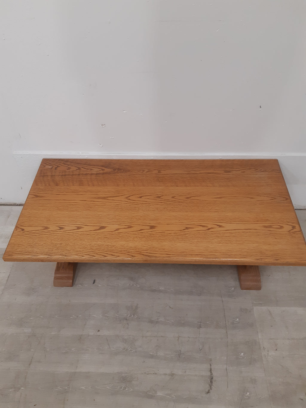 48" Solid Oak Coffee Table