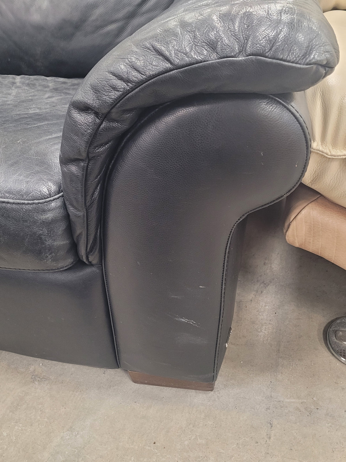 Black Leather Loveseat
