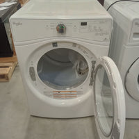 27"W Front Load Dryer in White