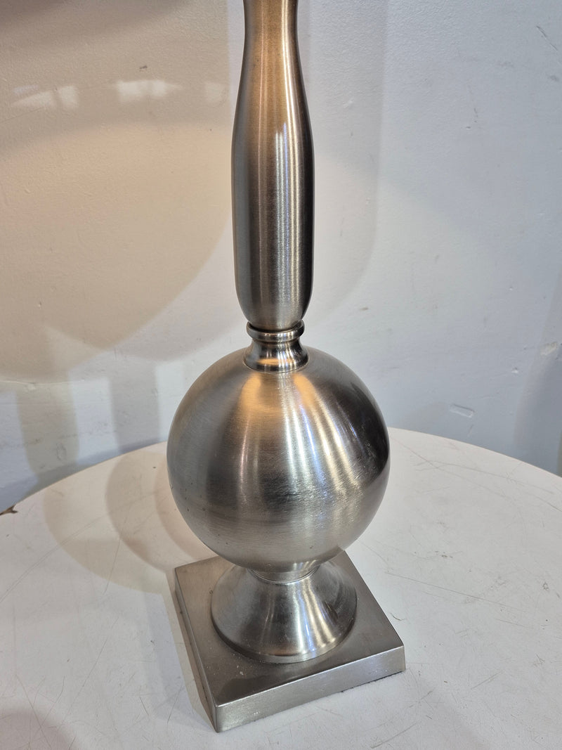 Contemporary Brushed Nickel Table Lamp