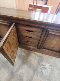 Mid Century Modern Walnut Finished Credenza