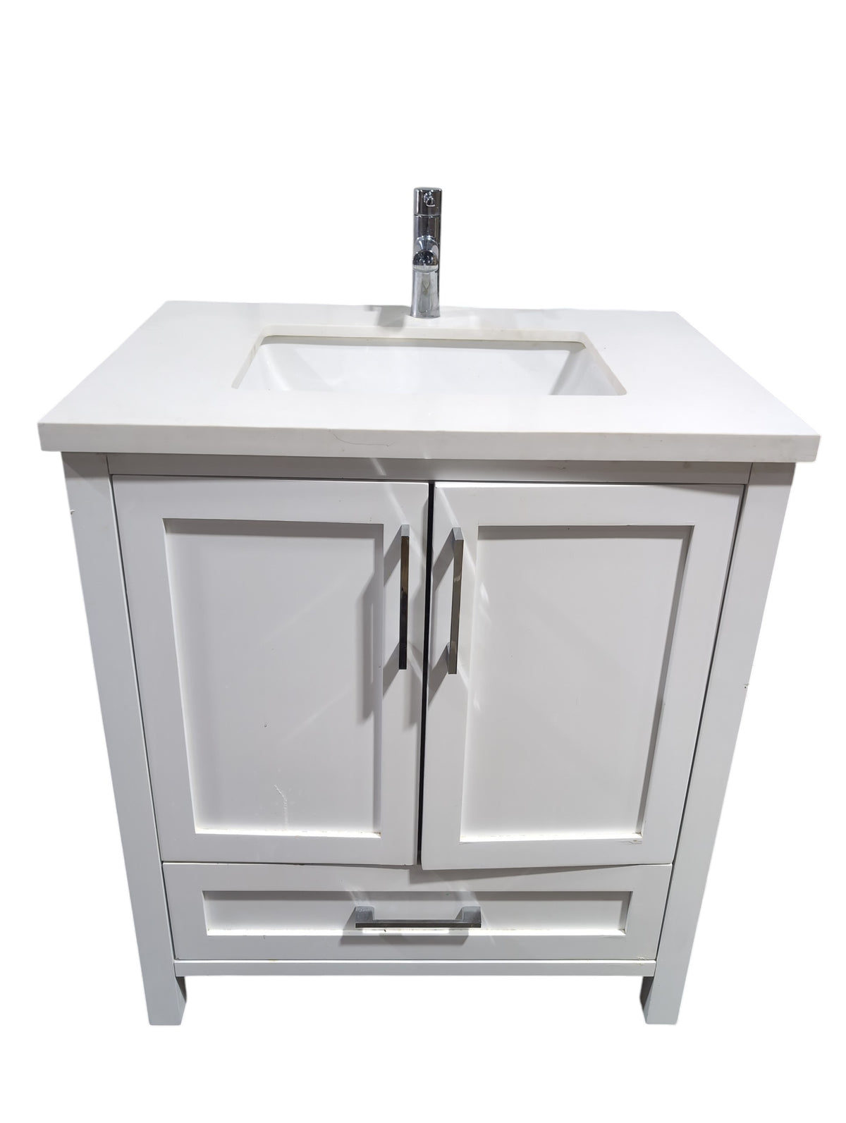 OVE White Bathroom Vanity