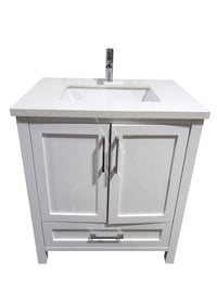 OVE White Bathroom Vanity