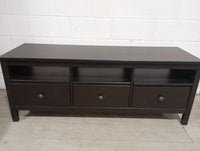 48"W IKEA TV Black- Brown TV Bench