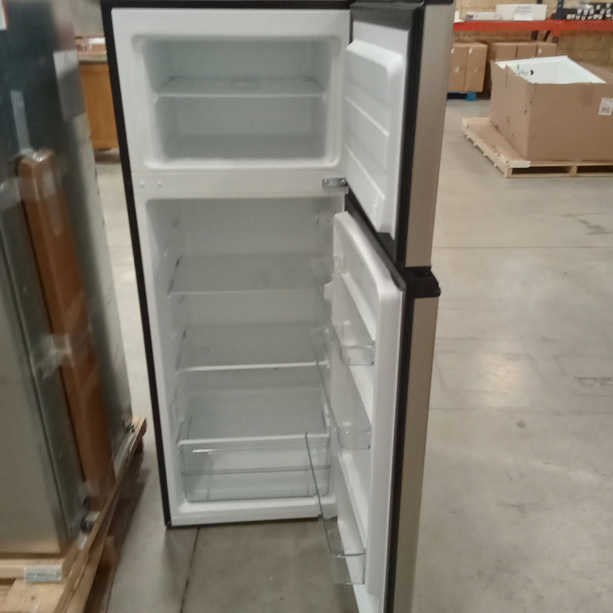 22"W Stainless Steel Fridge Freezer