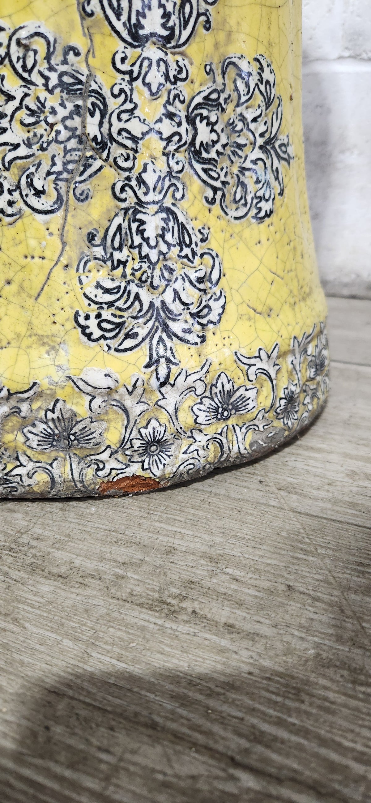 Vintage Ceramic Garden Stool / Pair