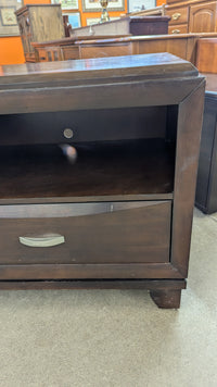 61"W Dark Chestnut TV Stand