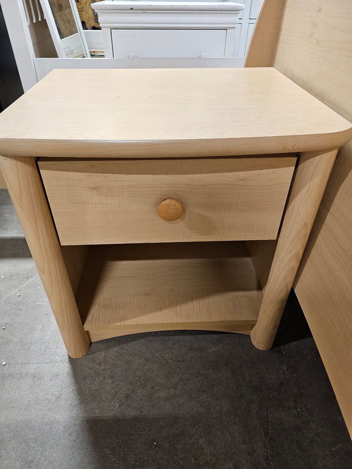 Single Bed with Side Table