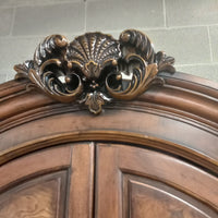 49"W 2-Piece Solid Wood Media Cabinet