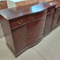 50"W Wooden Sideboard with Six Drawers