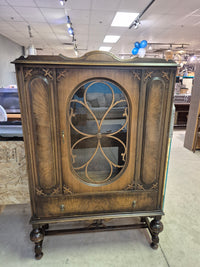 Antique Walnut China Cabinet