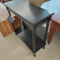 28.5"W Small Console Table in Black