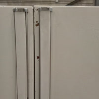 33"W Side by Side Fridge Freezer in White