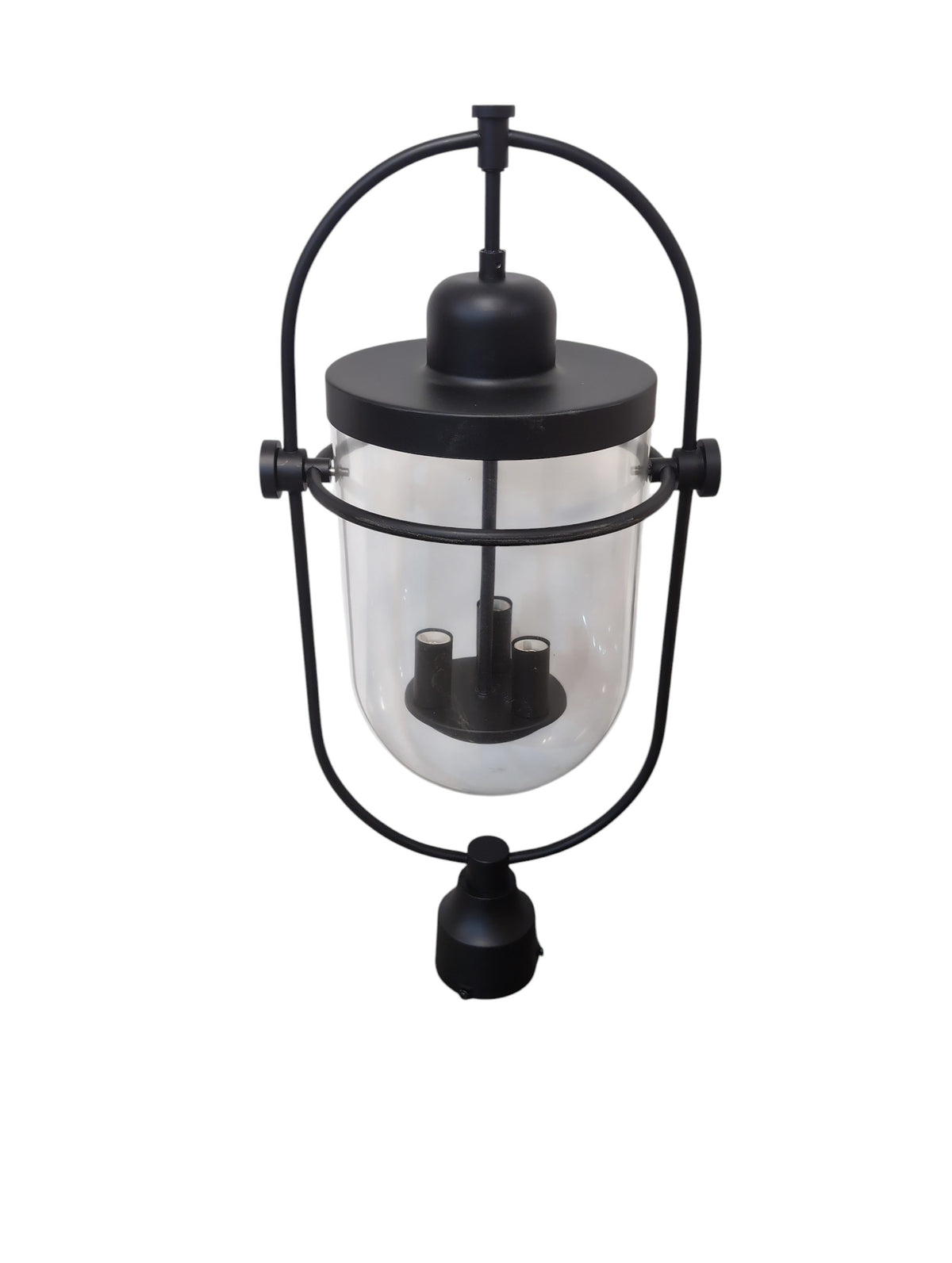 Lowell 3-Light Mount Lantern - Black