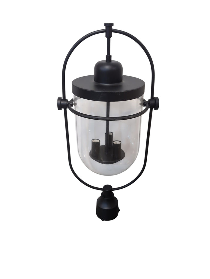 Lowell 3-Light Mount Lantern - Black