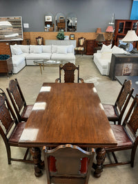 7 piece wooden dining set