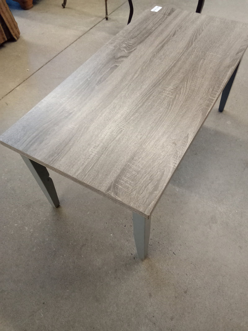 40"W Coffee Table with Wood Top