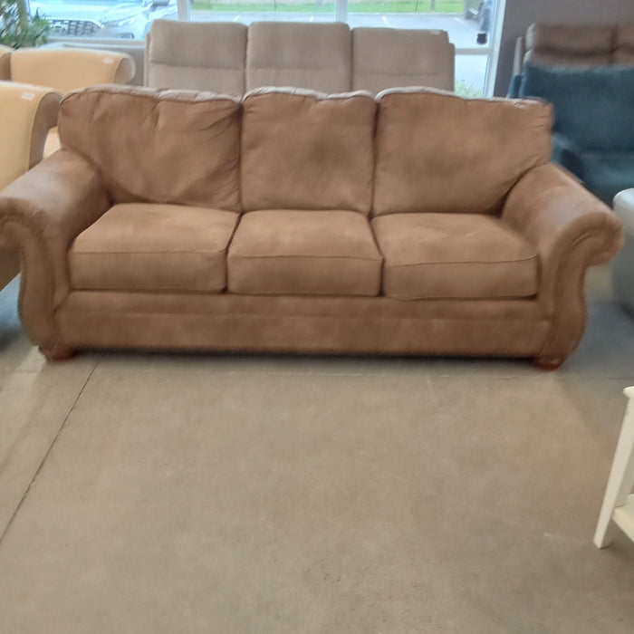 86"W 3-Seat Sofa - Brown