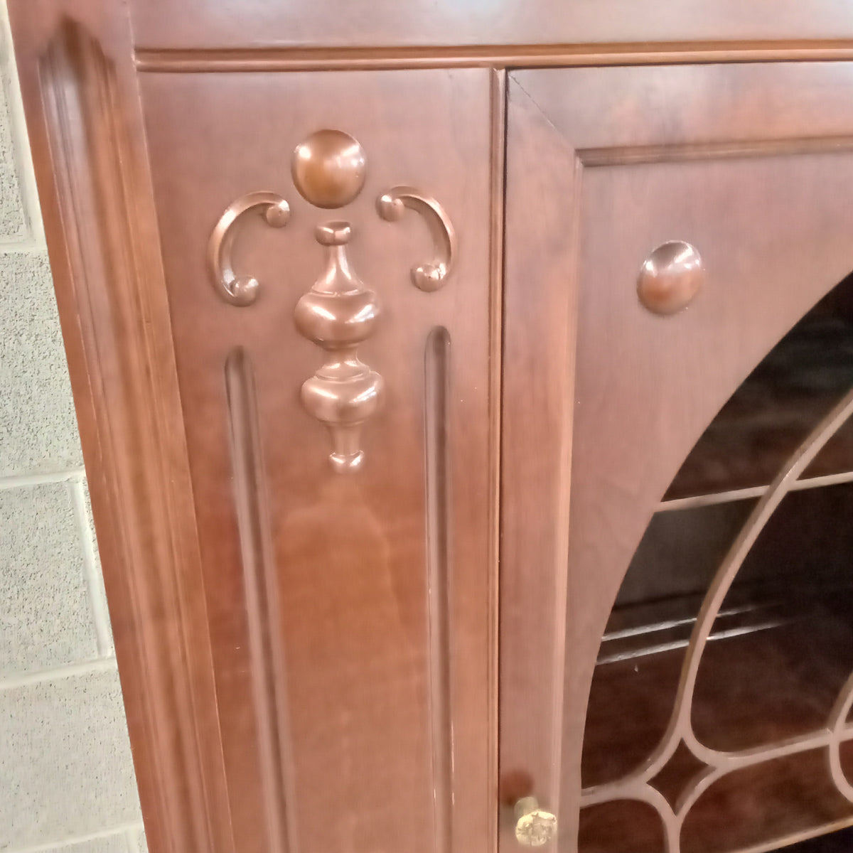 44"W Solid Wood Hutch