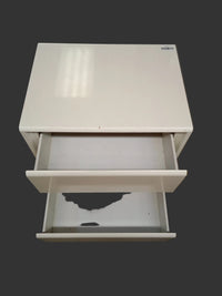 24"W 3-Drawer Dresser in White