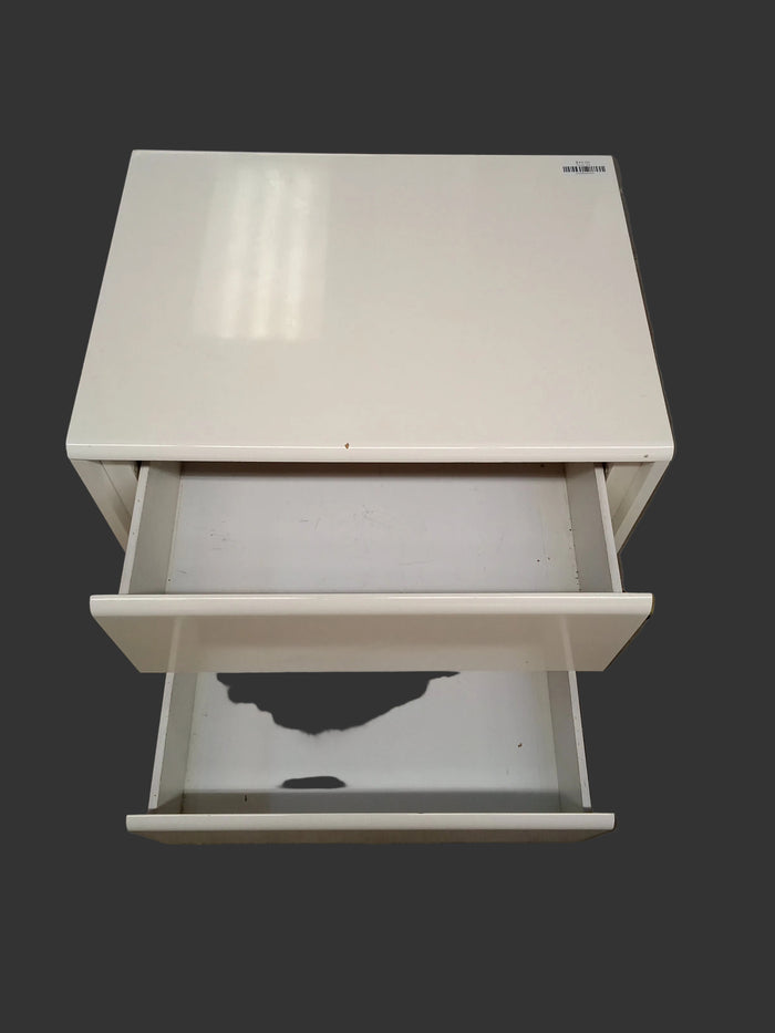 24"W 3-Drawer Dresser in White