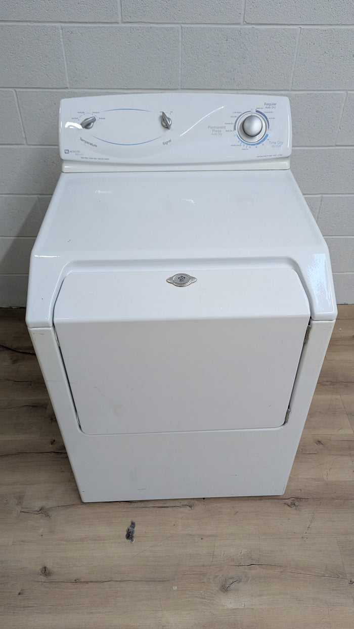 27"W White Maytag Dryer