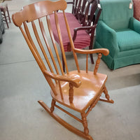 22.5"W Solid Wood Rocking Chair