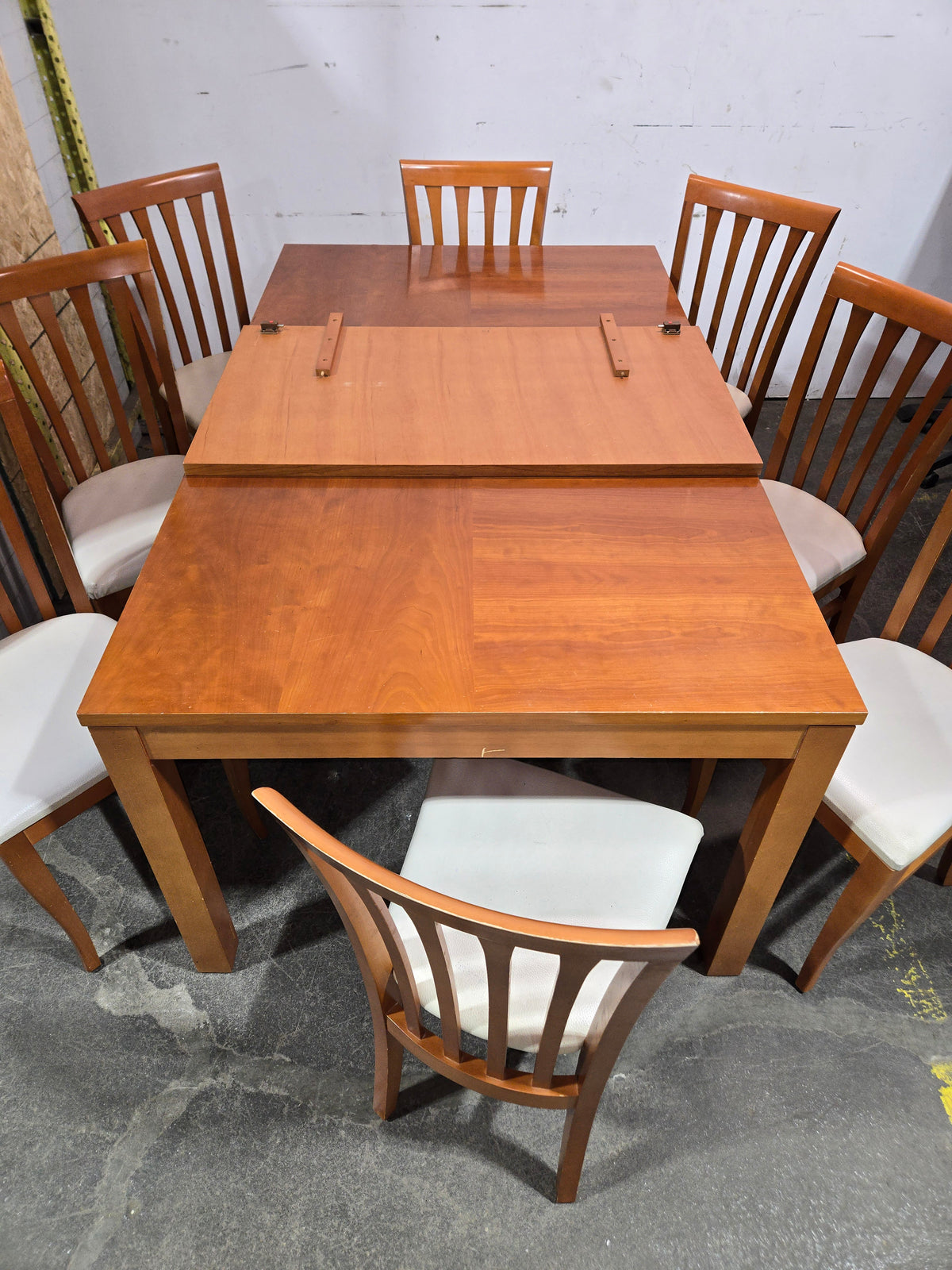 Teak Dining Table with 8 Chairs