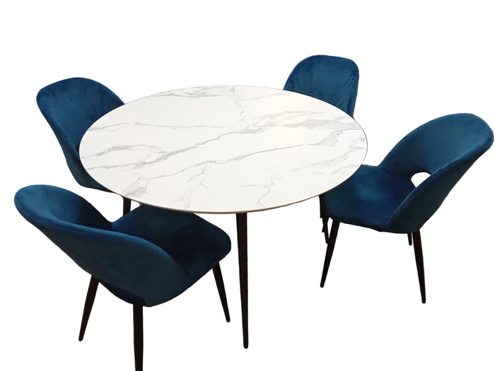 Round Table with 4 Chairs