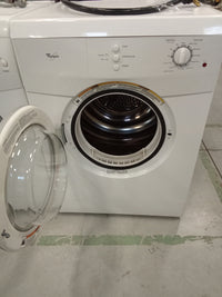 27"W Front Load Electric Dryer in White