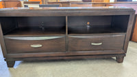 61"W Dark Chestnut TV Stand