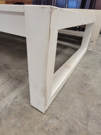 White Outdoor Coffee Table