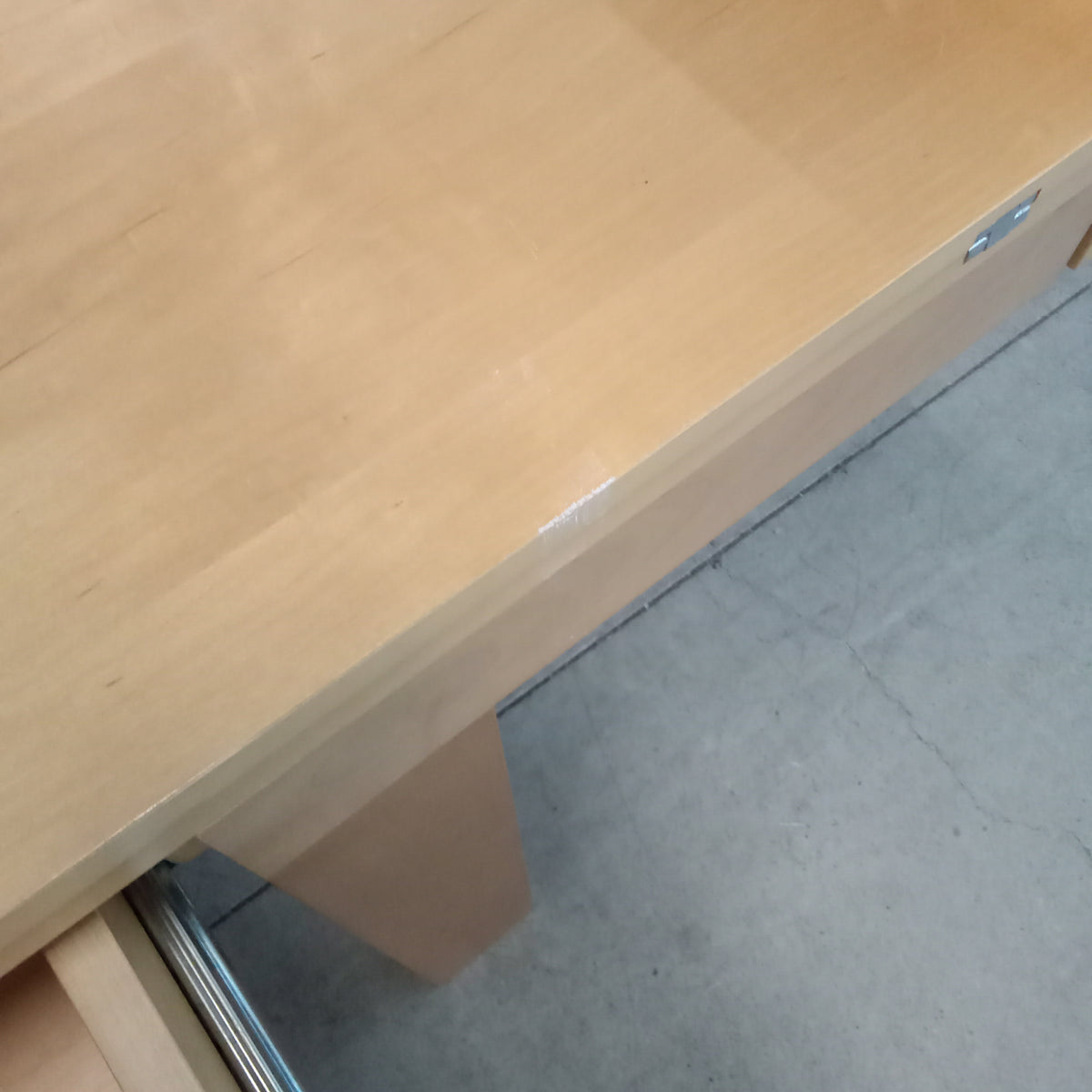 70"W Fold Out Desk with Single Drawer