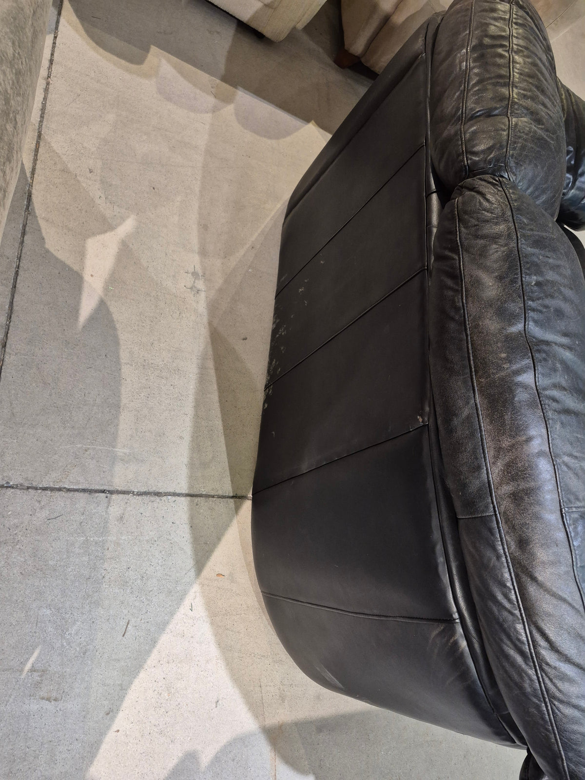 Black Leather Loveseat