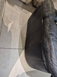 Black Leather Loveseat