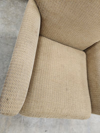 Dark Beige Swivel Armchair