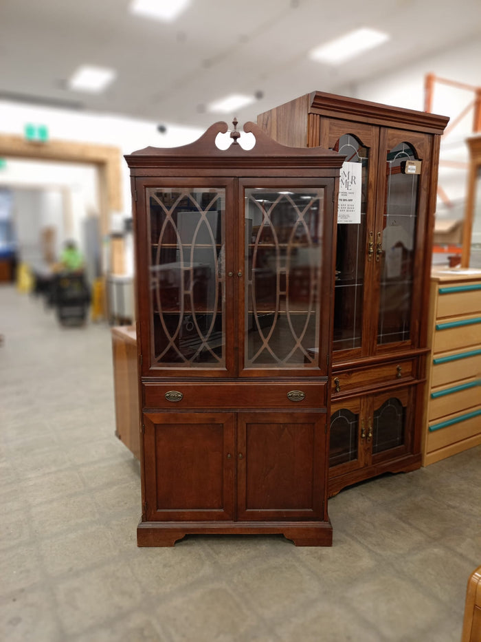 Mahogany Finish China Cabinet