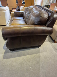 Brown Leather Sofa
