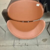 30"W Leather Accent Chair - Brown