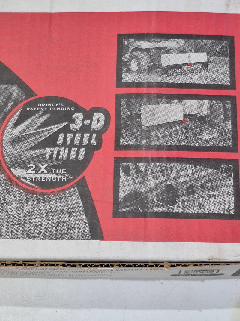 Brinly-Hardy 40" Spike Aerator with Galvanized Steel 3D Tines