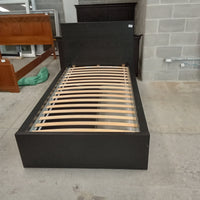 44"W Bed Frame - Twin with Storage