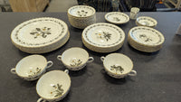 40 Piece Floral China Set