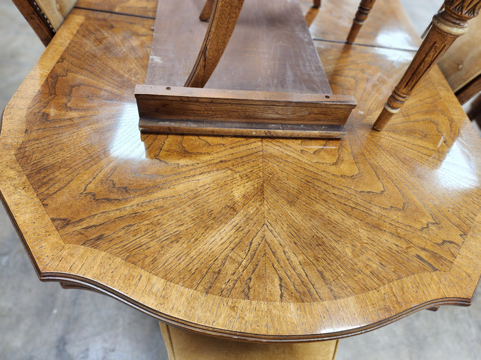 French Style 7 Piece Dining Set with 1 Leaf