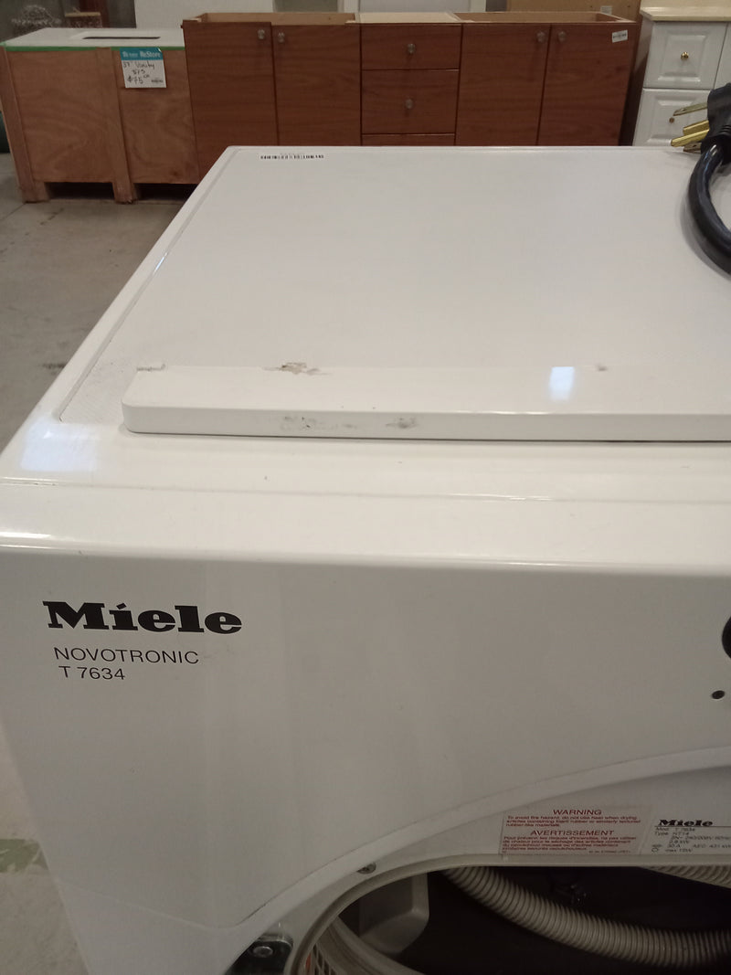 23.5"W Electric Front Load Dryer in White