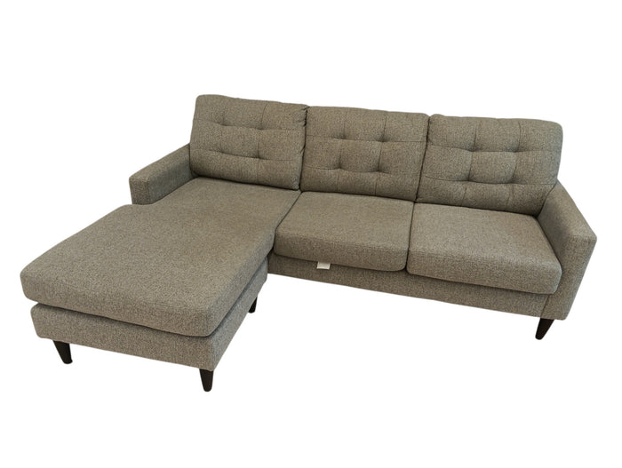 Belmont Tufted Fabric Sectional Sofa