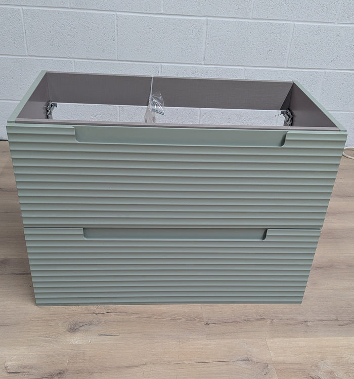 31.5"W Floating Vanity in Seafoam Green