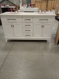 60"W Bathroom Vanity with Double Sink
